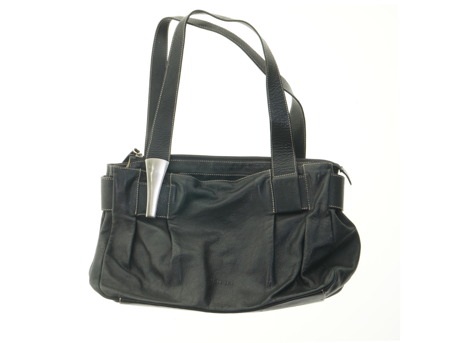 Sort skuldertaske fra Kind (str. 37x26,5 cm)
