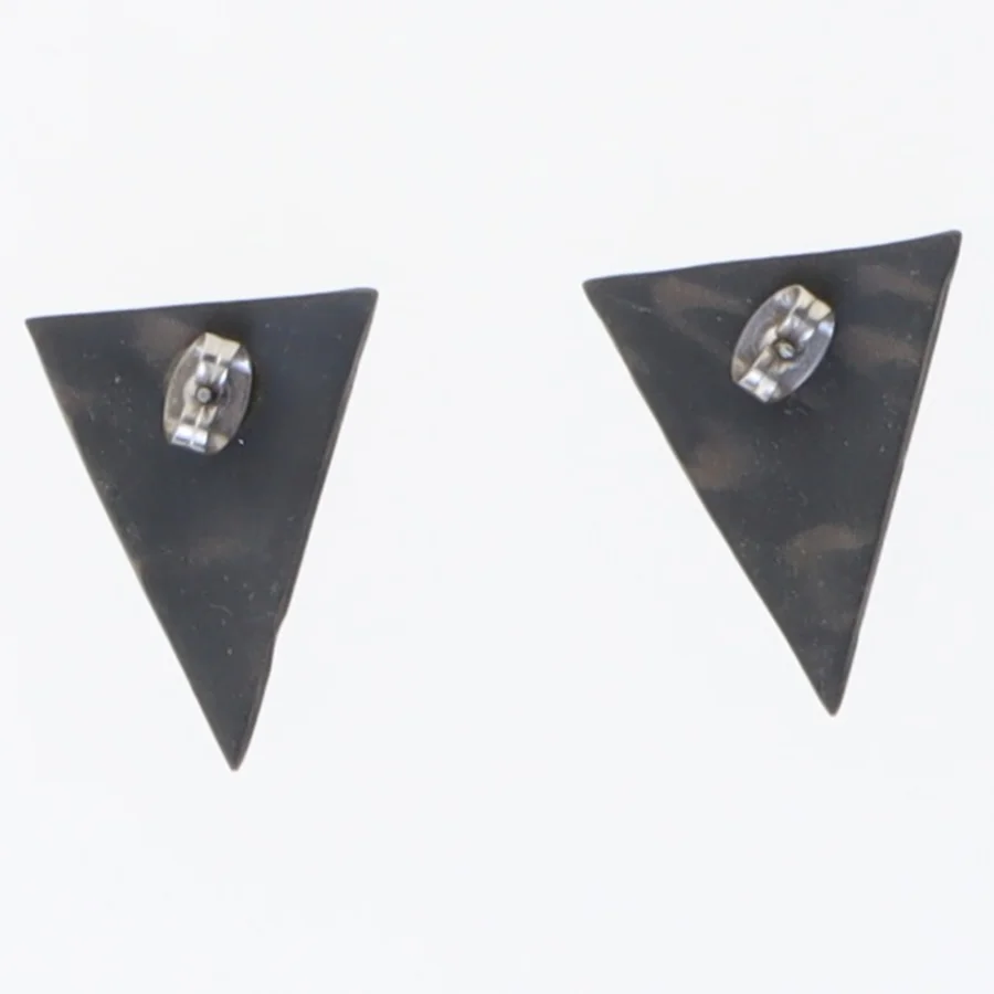 Trekanthængsler øreringe (str. 2,7 x 2 cm)
