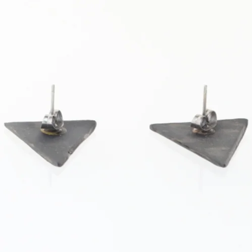 Trekanthængsler øreringe (str. 2,7 x 2 cm)