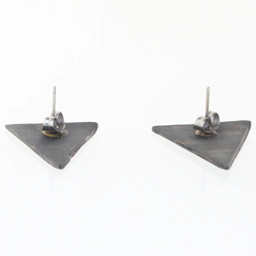 Trekanthængsler øreringe (str. 2,7 x 2 cm)