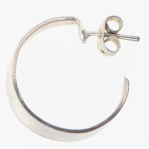 Ørering i sølv (str. Ø 2 cm)