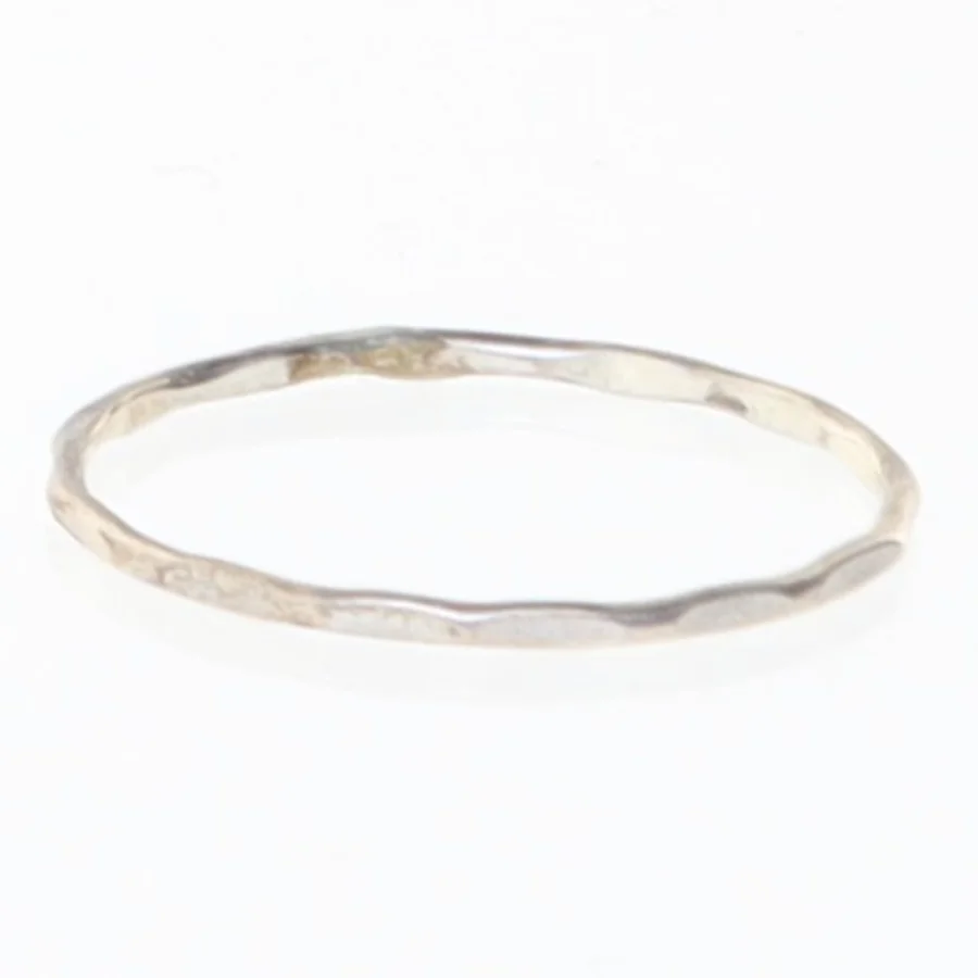 Simple sølvring (str. 55 mm)
