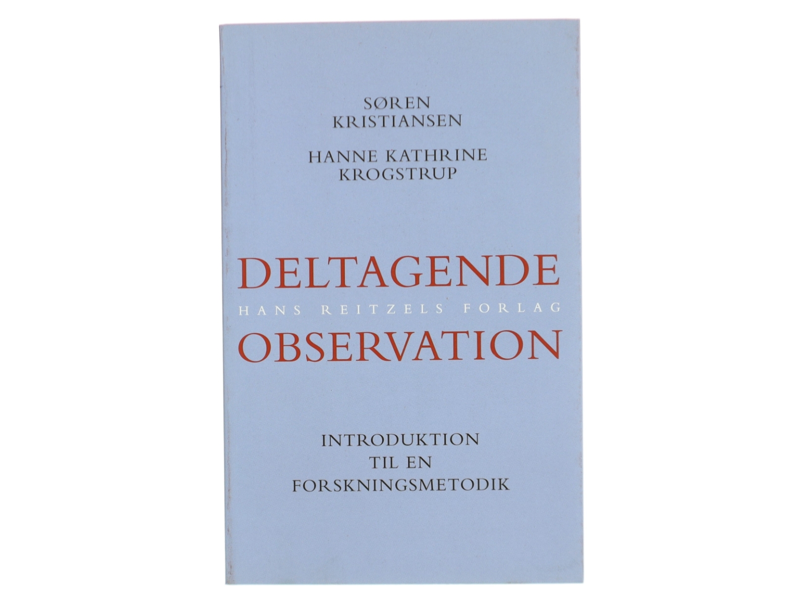 Deltagende observation af Søren Kristiansen (Bog)