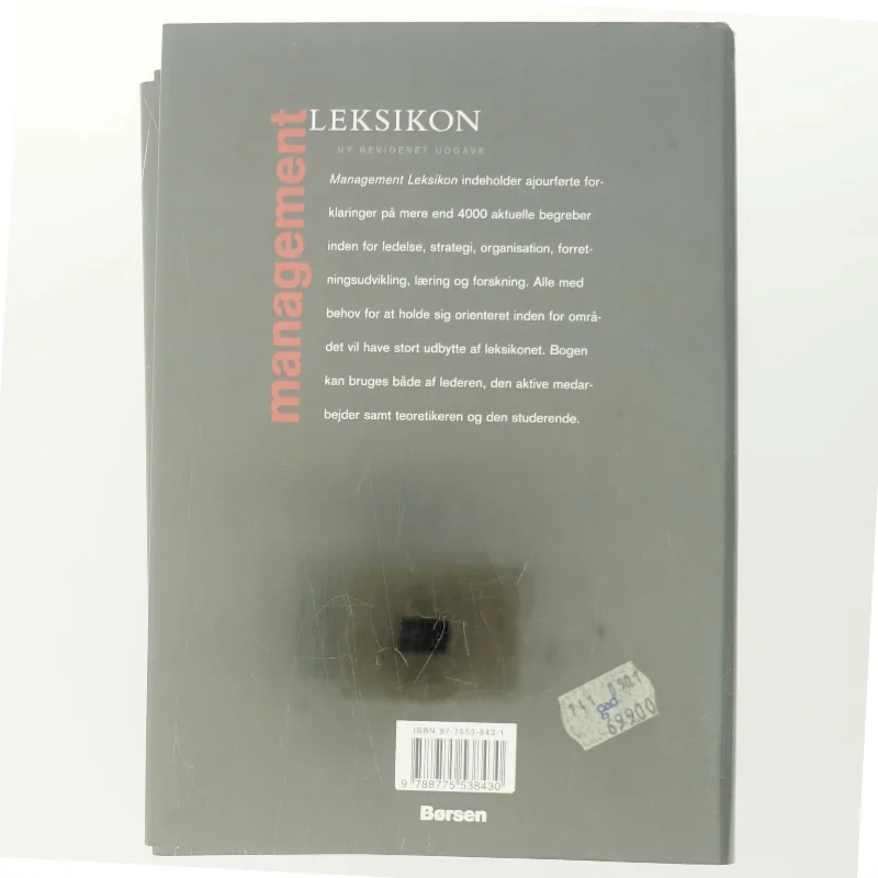 Management leksikon af Redaktør: Steen Hildebrandt (Bog)