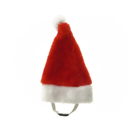 Julemandshat til kæledyr (str. 26 cm)