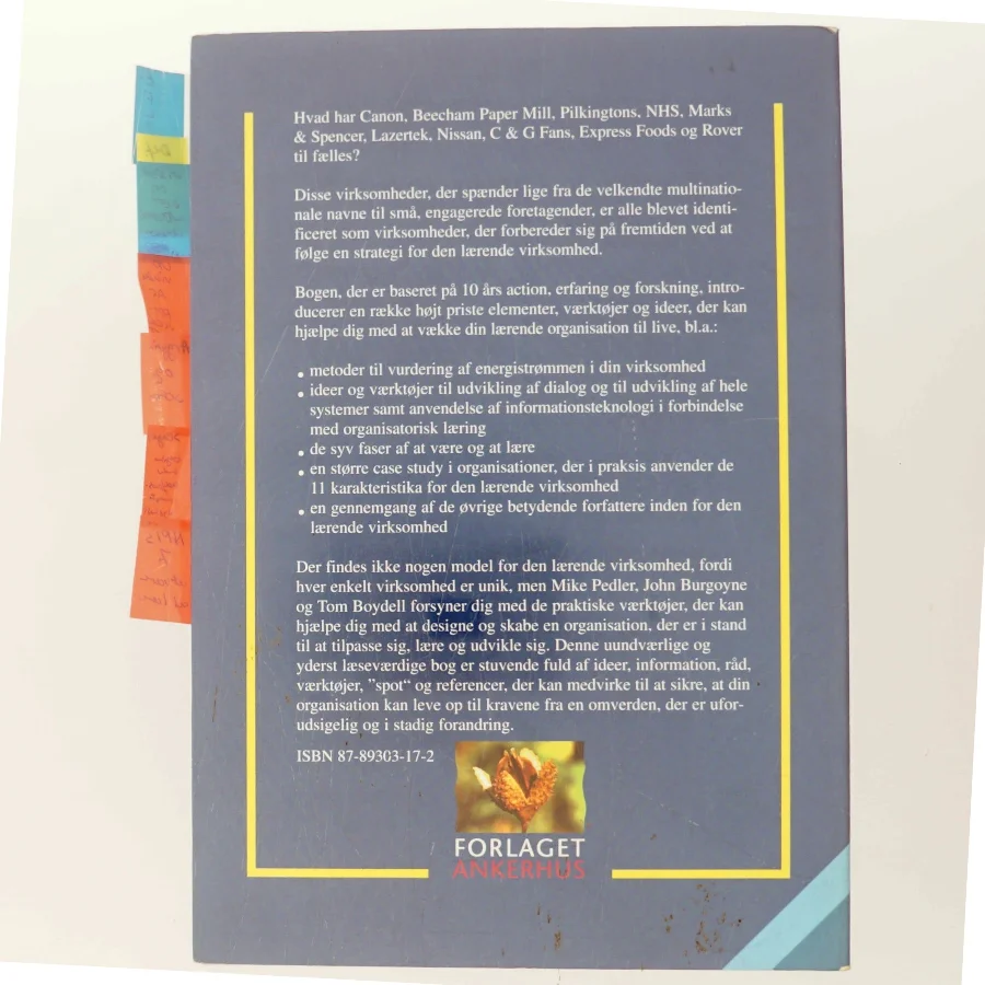 Den lærende virksomhed af Mike Pedler (Bog)