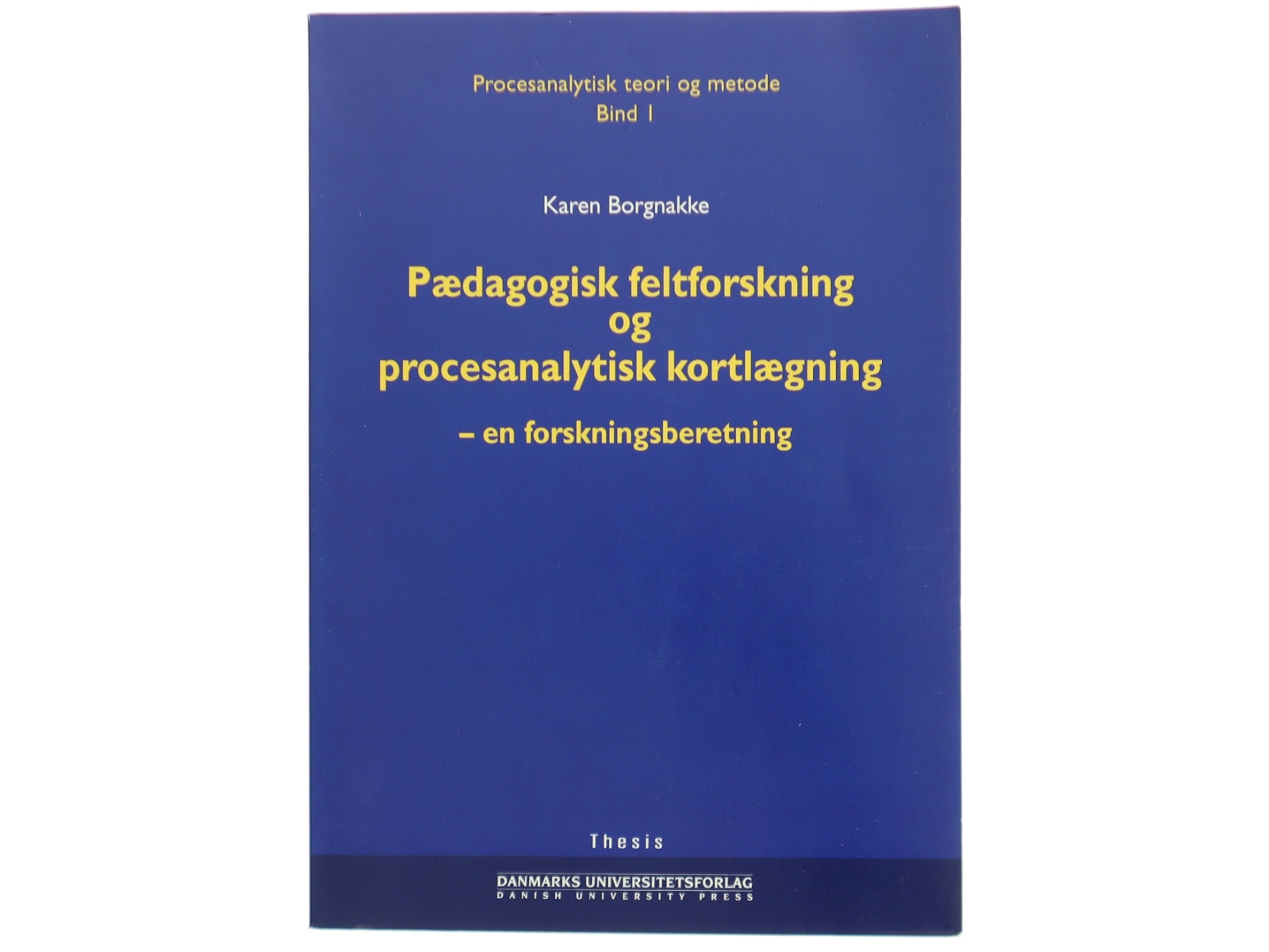 Procesanalytisk teori og metode. 22, Procesanalytisk metodologi af Karen Borgnakke (Bog)