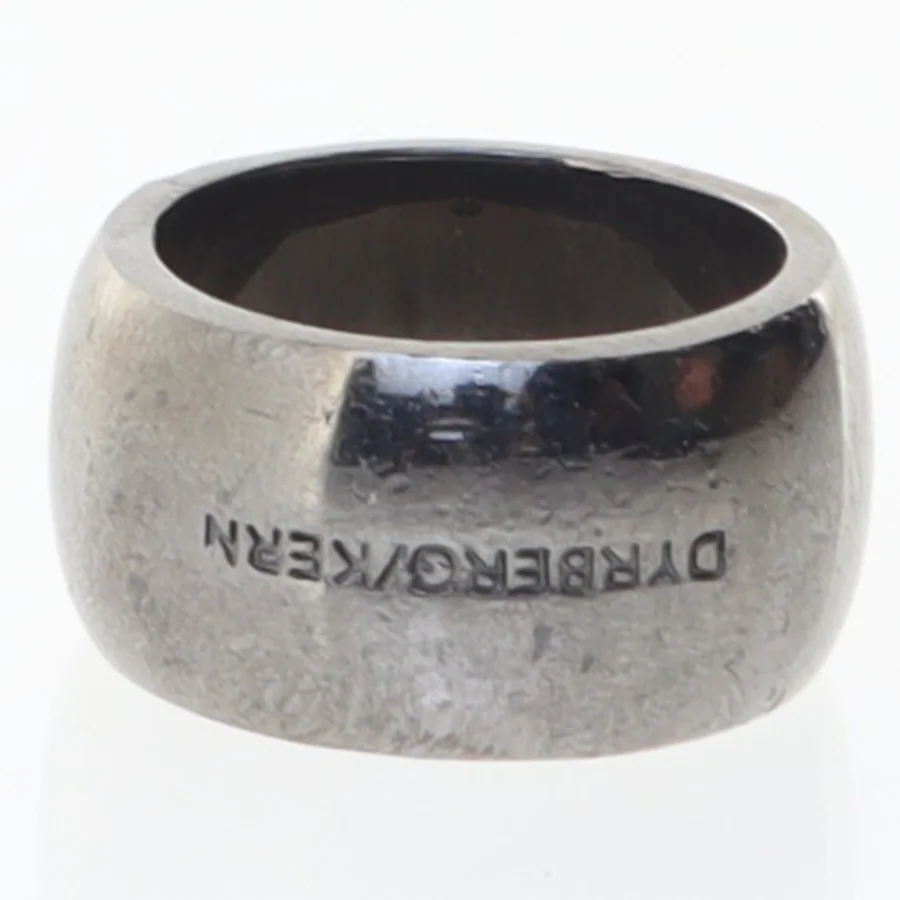 Sølvring med sten fra Dyrberg Kern (str. 55 mm)
