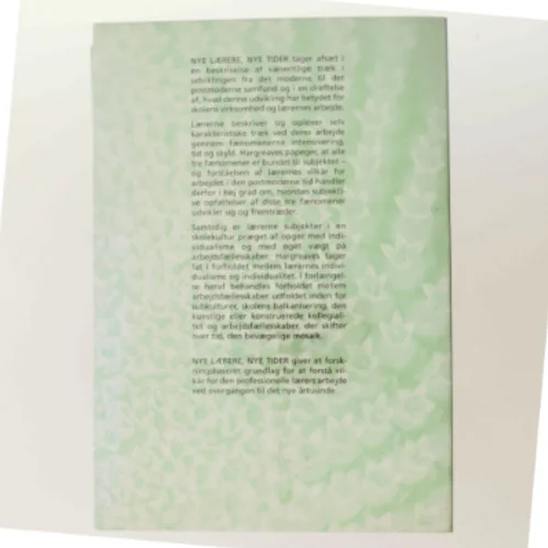 Nye Lærere, Nye Tider af Andy Hargreaves (Bog)