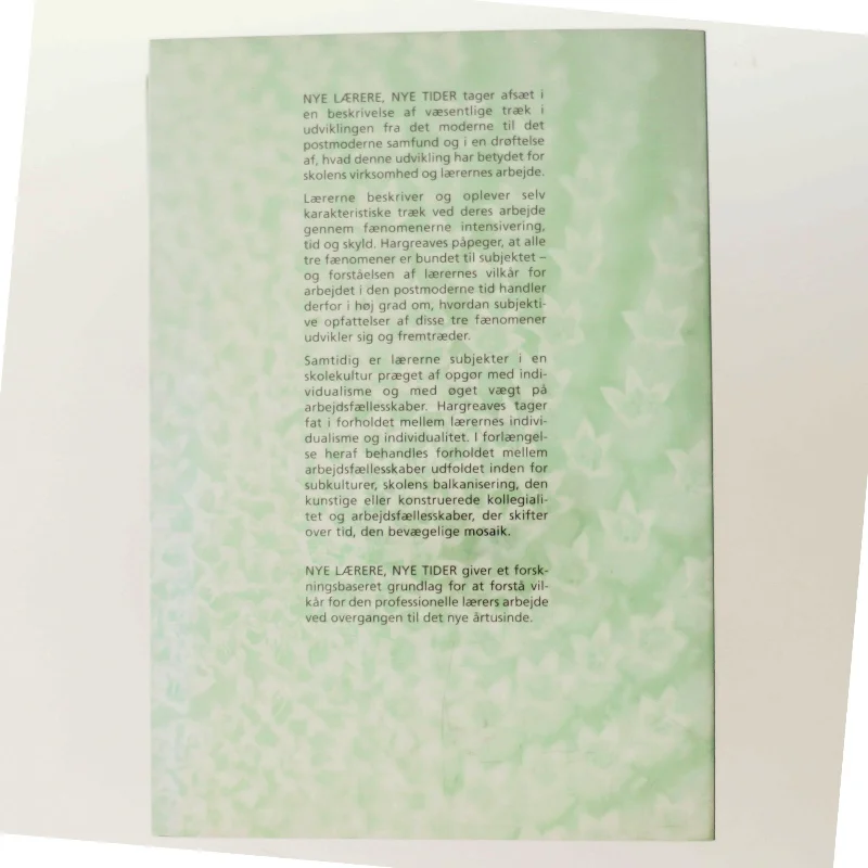 Nye Lærere, Nye Tider af Andy Hargreaves (Bog)