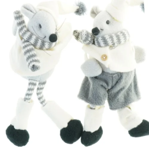 Tøjdyr mus (str. 23x8 cm)