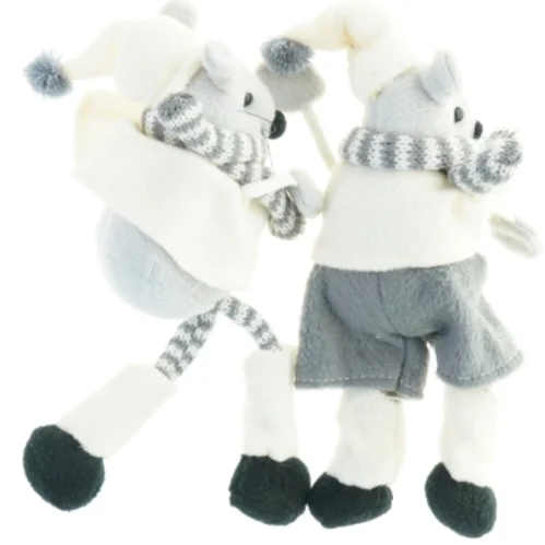 Tøjdyr mus (str. 23x8 cm)