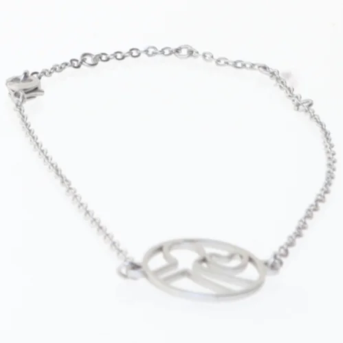 Armbånd med vedhæng (str. 22,5 cm)