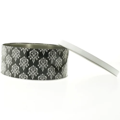 Metal kagedåse med mønster fra Pandora (str. Ø 23 cm)