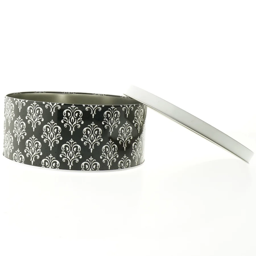 Metal kagedåse med mønster fra Pandora (str. Ø 23 cm)