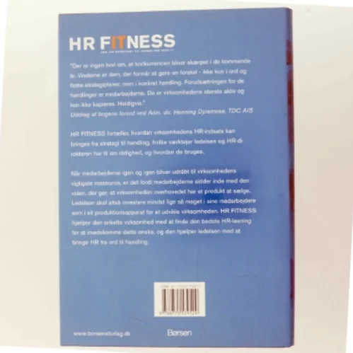 HR Fitness : fra HR-strategi til handling med IT (Bog)