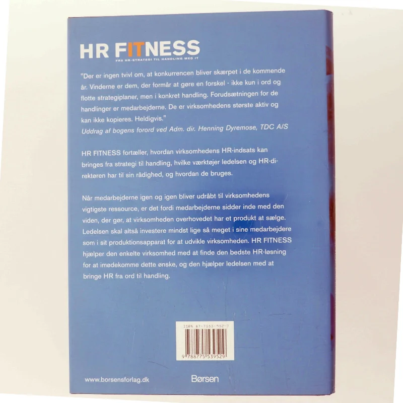 HR Fitness : fra HR-strategi til handling med IT (Bog)