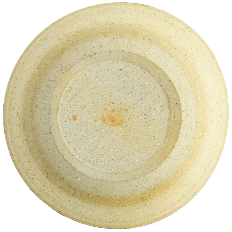 Keramikfad med fiskemotiver (str. Diameter, 37 cm)
