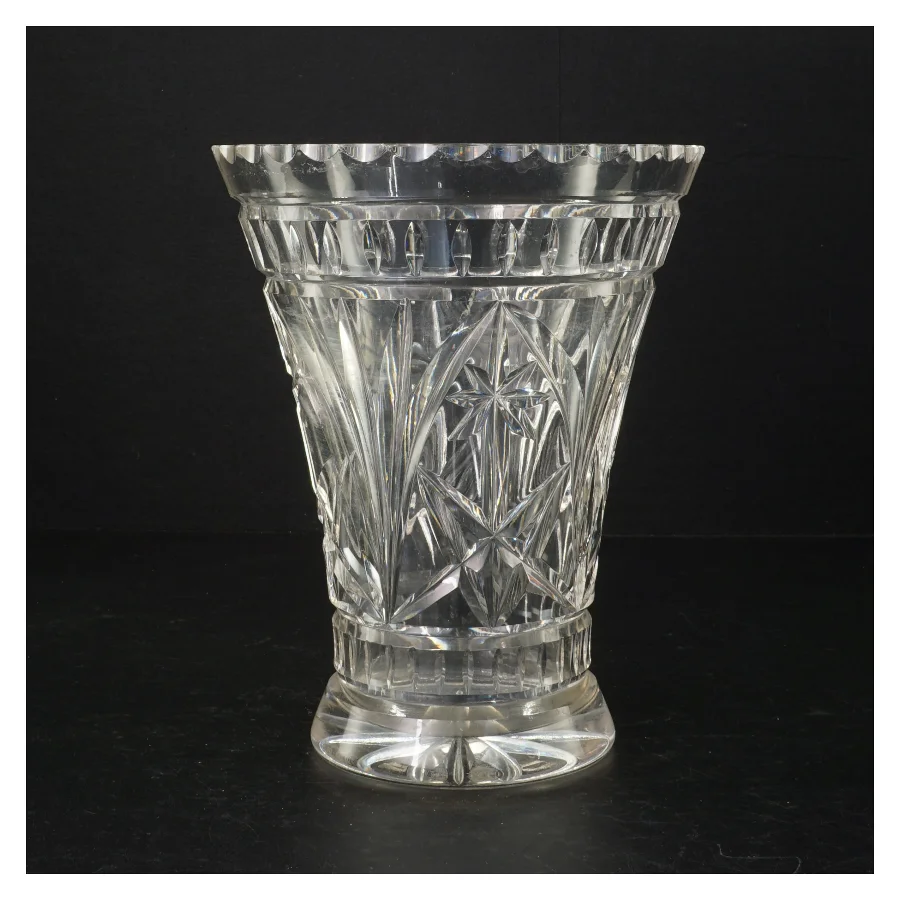 Tjekkisk Krystalglas vase (str. 20 cm)