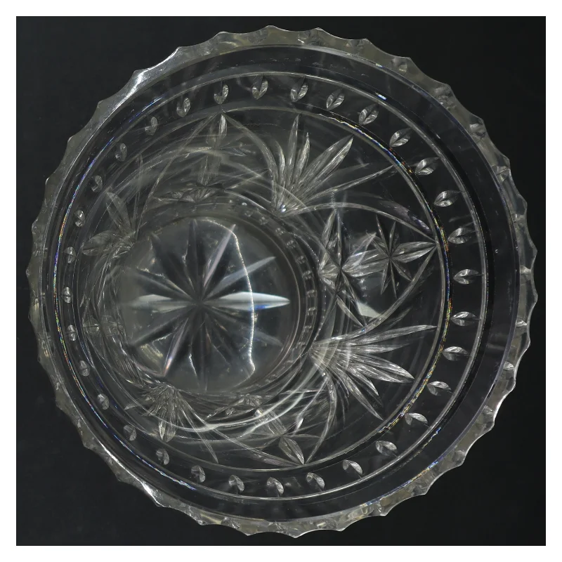 Tjekkisk Krystalglas vase (str. 20 cm)