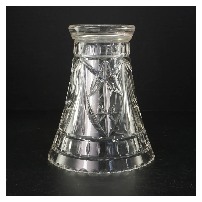 Tjekkisk Krystalglas vase (str. 20 cm)