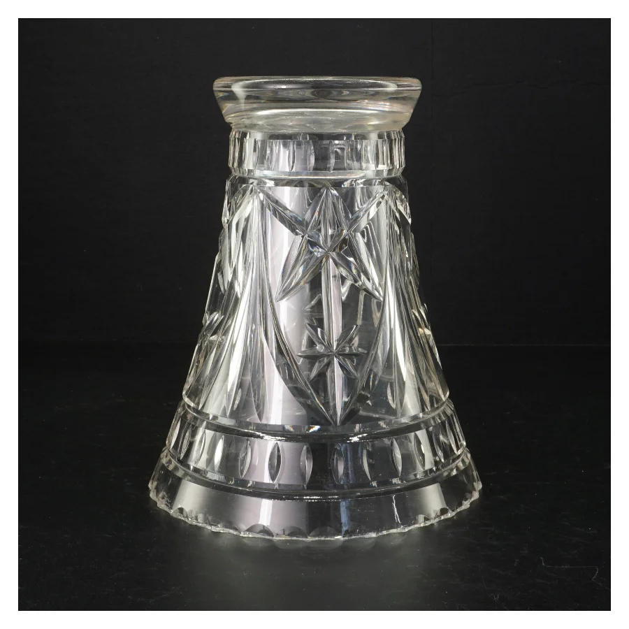 Tjekkisk Krystalglas vase (str. 20 cm)