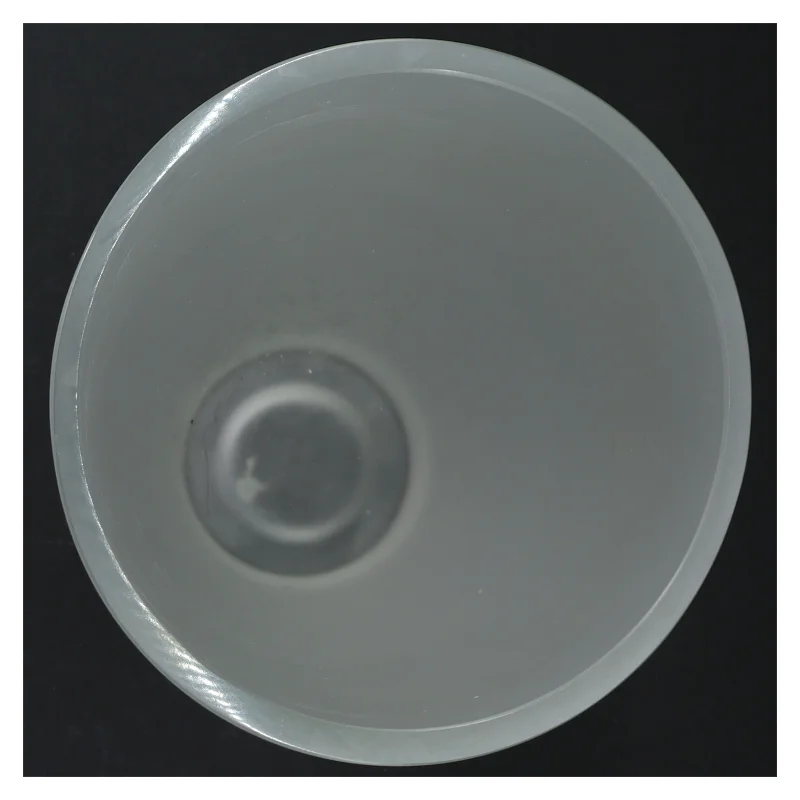 Mælkehvid glas vase (str. 20 cm)