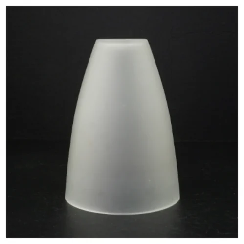 Mælkehvid glas vase (str. 20 cm)