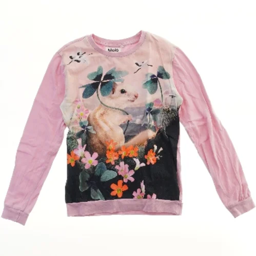 Molo bluse med dyremotiv (str. 140)