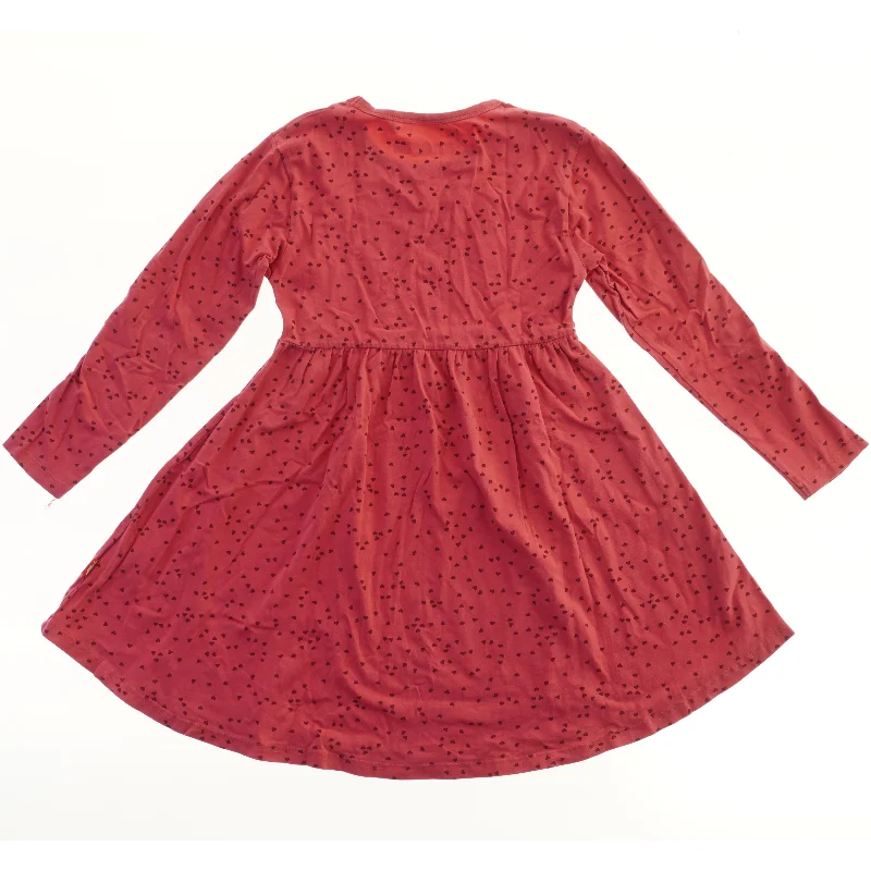 Danefæ kjole med små hjerter (str. 128)