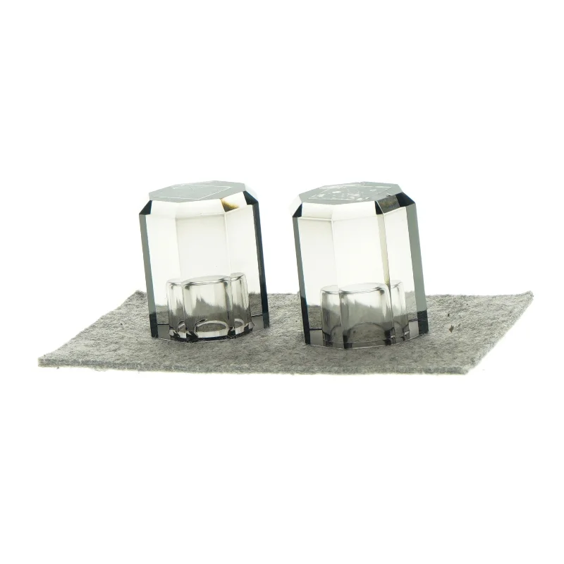 c’est bon krystal Lysestager 2 stk.  (str. 6 x 6cm)