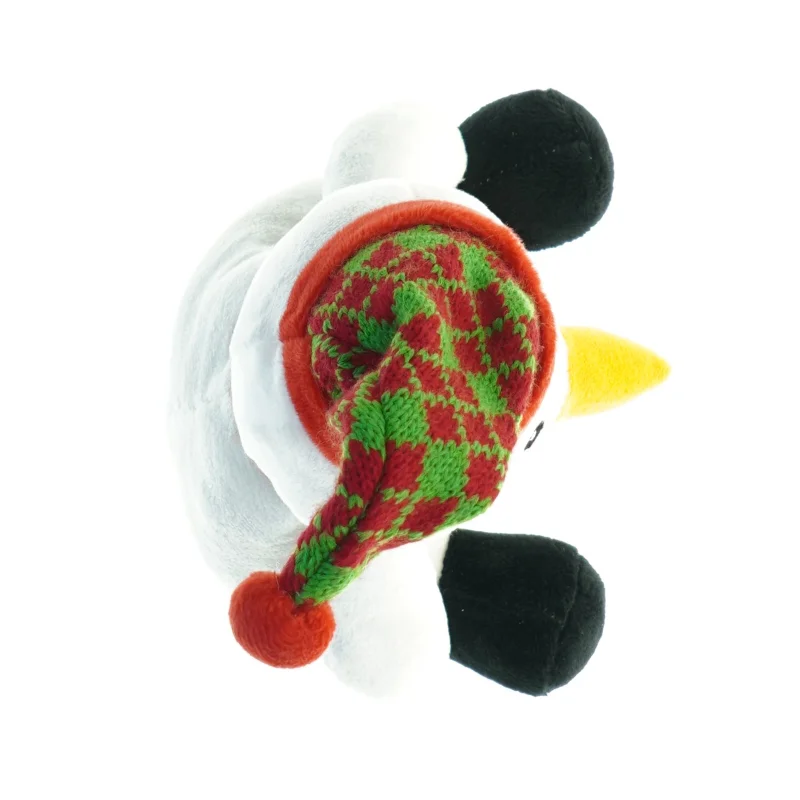 Snemandstøjdyr med hue og halstørklæde (str. 20 x 11 cm)