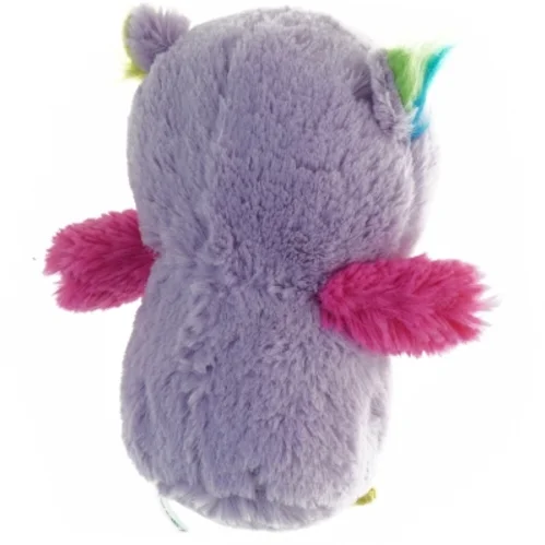 Farverig plysugle (str. 20 x 14 cm)