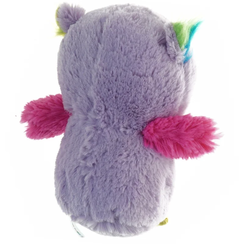 Farverig plysugle (str. 20 x 14 cm)