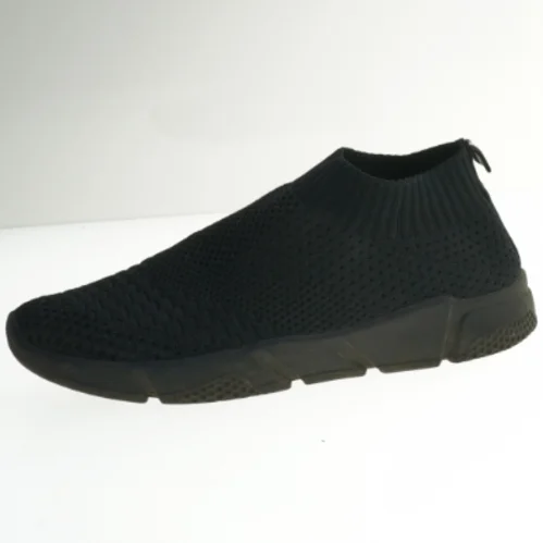 Sort sneakers til dame (str. Længde. 25,5 cm)