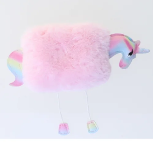 Lyserød enhjørning rygsæk