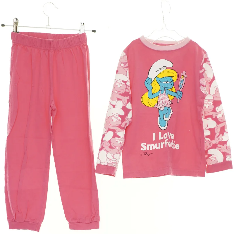 Nattøj med smølfine (str. 104 cm)