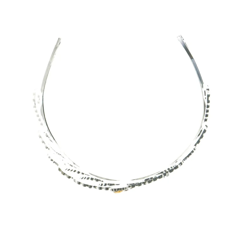 Prinsessetiara med farvede sten (str. Ø 13 cm)