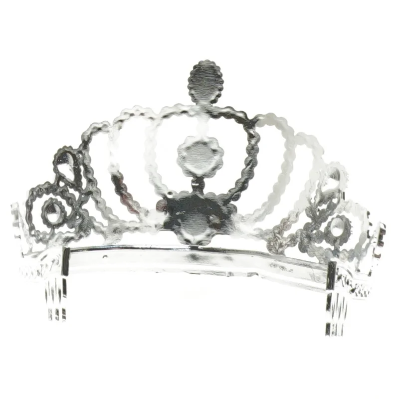 Prinsessetiara med farvede sten (str. Ø 13 cm)