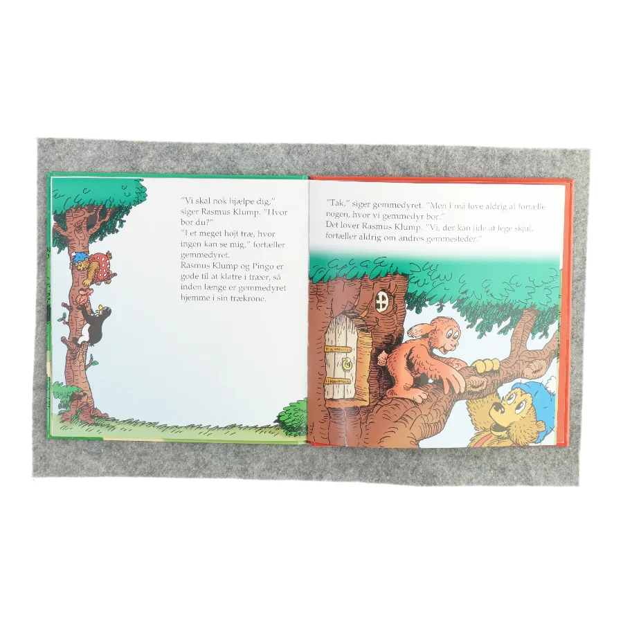 Rasmus klump og gemmedyrene fra bog