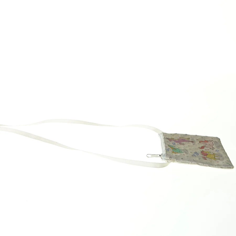 Taske med unicorn motiv (str. 11 x 9 cm)