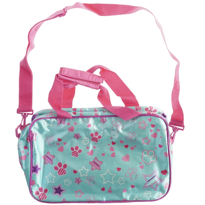 Barnetaske med tegneseriefigurer