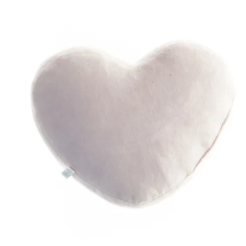 Dekorativ hjerteformet pude (str. 24 x 21 cm)