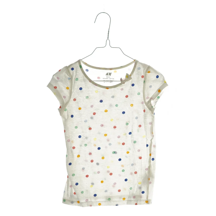T-Shirt med prikker fra H&M (str. 110 til 116)