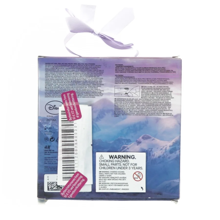 Negle tilbehør med Frozen motiv fra H&M (str. 15 x 14 cm)