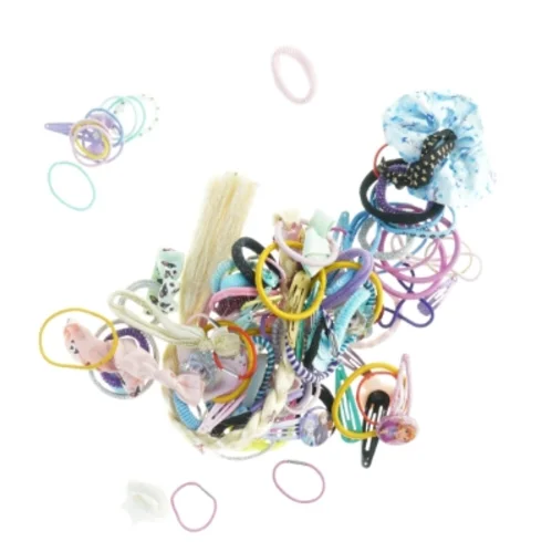 Hårelastikker og hårklemmer (str. Diameter 2 cm til 4 cm)