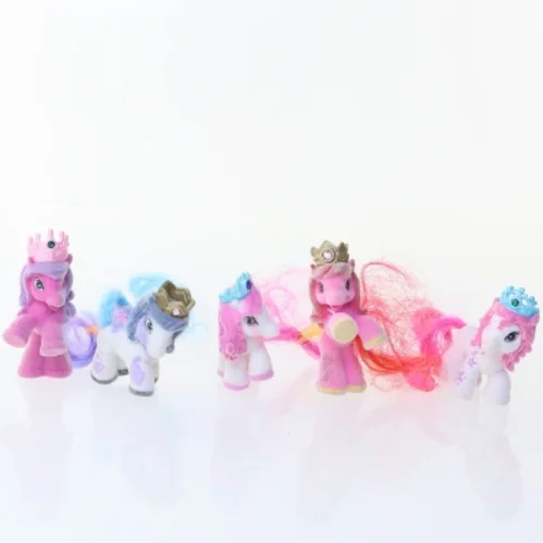 Miniature prinsesse ponyfigurer (str. Ikke angivet)