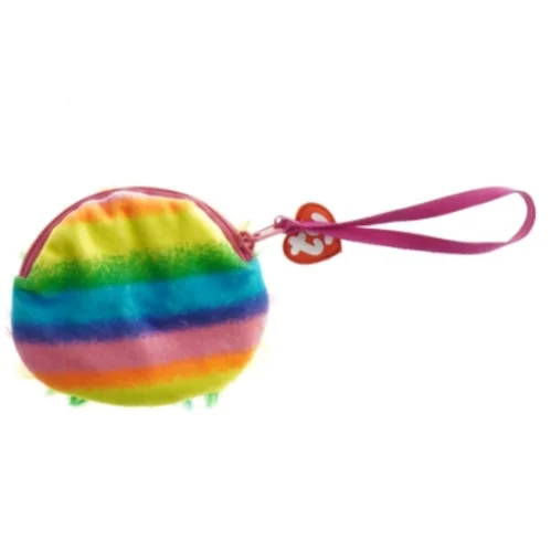 Farverig plyspung med uglemotiv fra Ty (str. 12 x 10 cm)