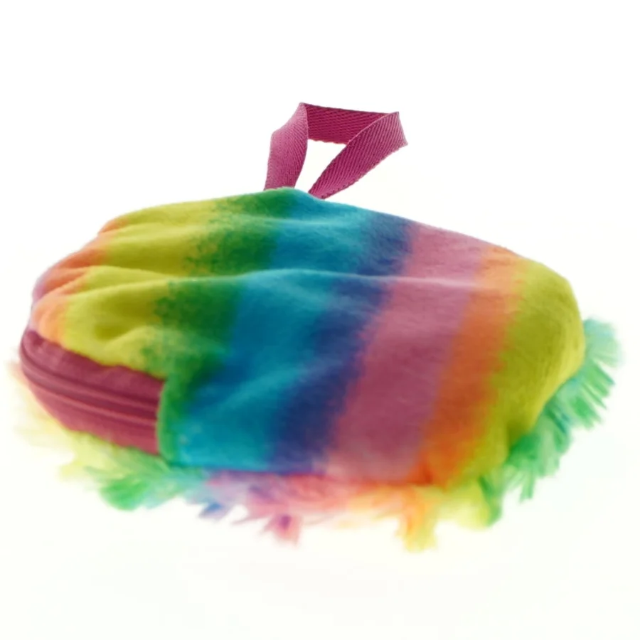 Farverig plyspung med uglemotiv fra Ty (str. 12 x 10 cm)