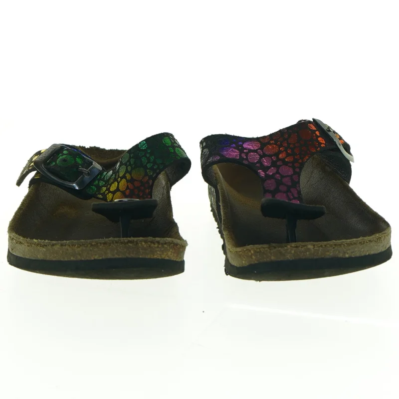 Farverige sandaler